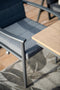 Garden Impressions Biola verstelbare tuinstoel - aluminium - donker grijs/licht grijs