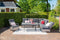 Garden Impressions Bombini verstelbare loungestoel - wicker - beige/antraciet