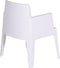 Garden Impressions Box Tuinstoel Wit - 4 stuks