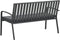 Garden Impressions Bruno parkbank L150 - donker grijs/antraciet