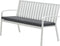 Garden Impressions Bruno parkbank L150 - donker grijs/antraciet