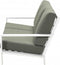 Garden Impressions Coba loungebank - wit / moss groen