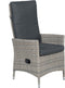 Garden Impressions Collin verstelbare tuinstoel - vintage willow