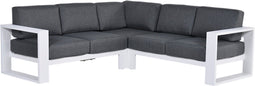 Garden Impressions - Cube lounge hoekbank - mat wit