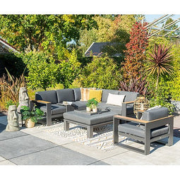 Garden Impressions Cube Loungeset - Black Teak