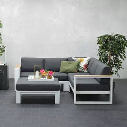 Garden Impressions Cube Loungeset - Teak White