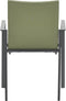 Garden Impressions - Dallas dining fauteuil carbon black/ moss green