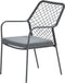 Garden Impressions Dido dining tuinstoel - aluminium - donker grijs/zwart