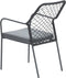 Garden Impressions Dido dining tuinstoel - aluminium - donker grijs/zwart