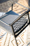 Garden Impressions Dido dining tuinstoel - aluminium - donker grijs/zwart