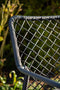 Garden Impressions Dido dining tuinstoel - aluminium - donker grijs/zwart