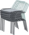 Garden Impressions Dido dining tuinstoel - aluminium - donker grijs/groen