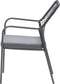 Garden Impressions Dido dining tuinstoel - aluminium - donker grijs/zwart