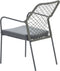 Garden Impressions Dido dining tuinstoel - aluminium - donker grijs/mosgroen