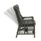 Garden Impressions Excellence verstelbare stoel - rope - mosgroen