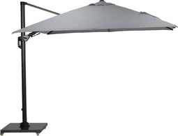 Garden Impressions Hawaii Deluxe Zweefparasol 300x300 - Carbon Black/Lichtgrijs