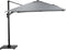 Garden Impressions Hawaii Deluxe Zweefparasol 300x300 - Carbon Black/Lichtgrijs
