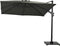 Garden Impressions Hawaii Deluxe Zweefparasol 300x300 - Carbon Black/Moss Green