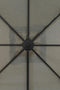 Garden Impressions Hawaii Deluxe Zweefparasol 300x300 - Carbon Black/Sand