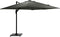 Garden Impressions Hawaii Deluxe Zweefparasol 300x300 - Carbon Black/Moss Green