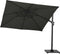 Garden Impressions Hawaii Deluxe Zweefparasol 300x300 - Carbon Black/Moss Green