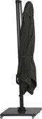 Garden Impressions Hawaii Deluxe Zweefparasol 300x300 - Carbon Black/Moss Green