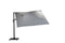 Garden Impressions Hawaii Deluxe Zweefparasol 300x300 - Carbon Black/Lichtgrijs