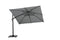 Garden Impressions Hawaii Deluxe Zweefparasol 300x300 - Carbon Black/Lichtgrijs