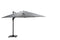 Garden Impressions Hawaii Deluxe Zweefparasol 300x300 - Carbon Black/Lichtgrijs