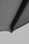 Garden Impressions Hawaii Deluxe Zweefparasol 300x300 - Carbon Black/Lichtgrijs