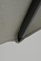 Garden Impressions Hawaii Deluxe Zweefparasol 300x300 - Carbon Black/Sand