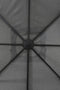 Garden Impressions Hawaii Deluxe Zweefparasol 300x300 - Carbon Black/Lichtgrijs
