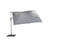 Garden Impressions Hawaii Deluxe Zweefparasol 300x300 - Wit/Lichtgrijs