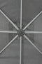 Garden Impressions Hawaii Deluxe Zweefparasol 300x300 - Wit/Lichtgrijs