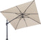 Garden Impressions Hawaii Zweefparasol 300x300 - Carbon Black/Ecru