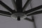 Garden Impressions Hawaii Zweefparasol 300x300 cm licht grijs