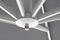 Garden Impressions Hawaii Zweefparasol 300x300 - Wit/Lichtgrijs