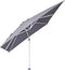 Garden Impressions Hawaii Zweefparasol 300x300 - Wit/Lichtgrijs