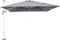 Garden Impressions Hawaii Zweefparasol 300x300 - Wit/Lichtgrijs