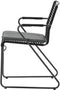 Garden Impressions Hermes stapelbare fauteuil - rope black - carbon black/ mystic grey