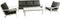 Garden Impressions Lincoln Sofa Loungeset - Wit/Mosgroen