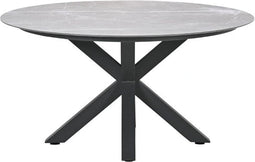 Garden Impressions Lowland Tuintafel Carbon Black - Ø120 cm