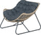 Garden Impressions Luna relax tuinstoel - natural rotan/grijs