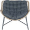 Garden Impressions Luna relax tuinstoel - natural rotan/grijs