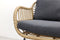 Garden Impressions - Margriet dining fauteuil - natural/reflex black