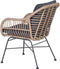Garden Impressions - Margriet dining fauteuil - natural/reflex black