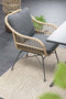 Garden Impressions - Margriet dining fauteuil - natural/reflex black