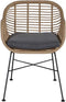 Garden Impressions - Margriet dining fauteuil - natural/reflex black