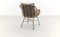 Garden Impressions - Margriet dining fauteuil - natural/reflex black