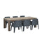 Garden Impressions Mexico Box Diningset Antraciet - 240x100 cm